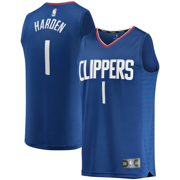 Youth Fanatics James Harden Royal LA Clippers Fast Break Player Jersey - Icon Edition