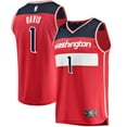 thumbnail image 1 of Youth Fanatics Johnny Davis Red Washington Wizards Fast Break Replica Jersey - Icon Edition, 1 of 3
