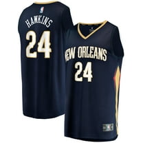 Youth Fanatics Jordan Hawkins Navy New Orleans Pelicans  Fast Break Replica Jersey - Icon Edition