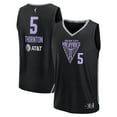 thumbnail image 1 of Unisex Fanatics Kayla Thornton Eclipse Black Golden State Valkyries Explorer Edition Fast Break Replica Jersey, 1 of 3