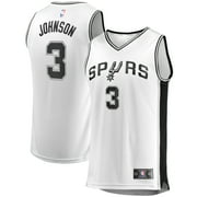 Mens Fanatics Keldon Johnson White San Antonio Spurs Fast Break Association Jersey