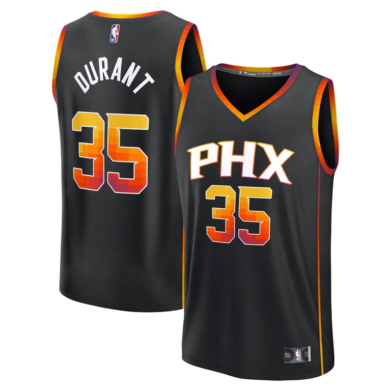 Youth Fanatics Kevin Durant Black Phoenix Suns Fast Break Replica