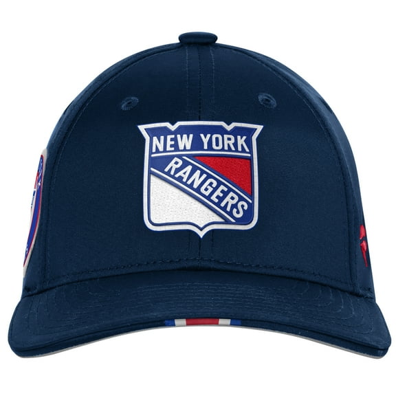 Youth Fanatics Navy New York Rangers 2025 NHL Draft Authentic Pro On-Stage Podium Adjustable Hat