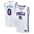 thumbnail image 1 of Youth Fanatics Tyrese Maxey White Philadelphia 76ers Fast Break Replica Player Jersey - Association Edition, 1 of 3