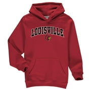 Youth Fanatics Red Louisville Cardinals Campus Pullover Hoodie