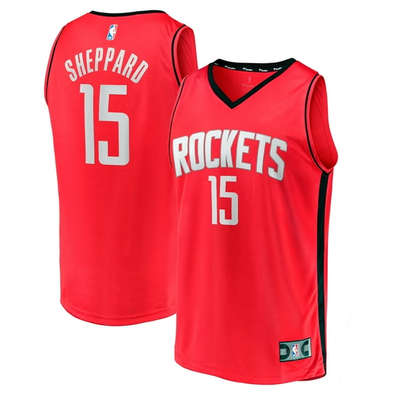 Youth Fanatics Reed Sheppard Red Houston Rockets 2024 NBA Draft Fast Break Player Jersey - Icon Edition