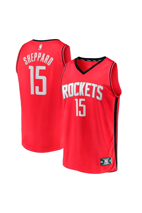 Youth Fanatics Reed Sheppard Red Houston Rockets 2024 NBA Draft Fast Break Player Jersey - Icon Edition