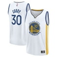 thumbnail image 1 of Men's Fanatics Stephen Curry White Golden State Warriors Fast Break Replica Jersey - Association Edition, 1 of 3