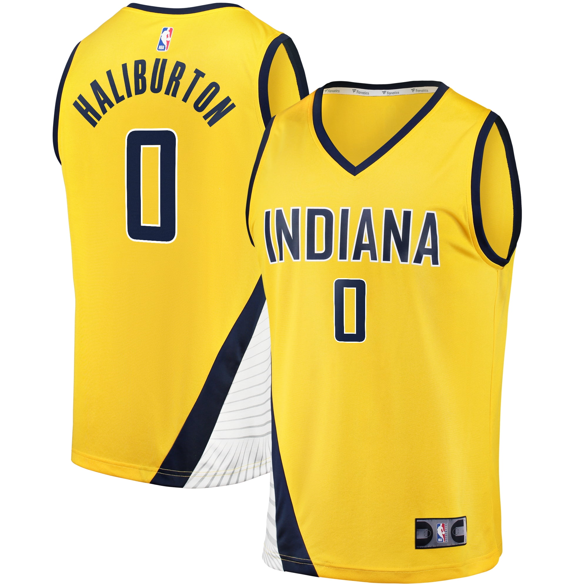 Youth Fanatics Tyrese Haliburton Gold Indiana Pacers Fast Break Replica Jersey Statement Edition Walmart