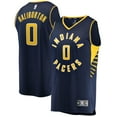 thumbnail image 1 of Youth Fanatics Tyrese Haliburton Navy Indiana Pacers 2021/22 Fast Break Replica Jersey - Icon Edition, 1 of 3
