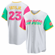 Youth Fernando Tatis Jr#23 Jersey Padres Team Jersey Baseball Team Sport T-Shirts Player Game Performance Short Sleeves Fan Gifts Embroidered Game Day Top Sportswear Tee