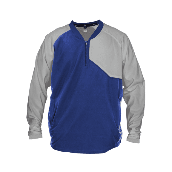 Alleson Athletic 3JLS21Y Baseball Batter Jacket - Royal Gray