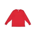 thumbnail image 1 of Youth Fine Jersey Long-Sleeve T-Shirt RED M, 1 of 2