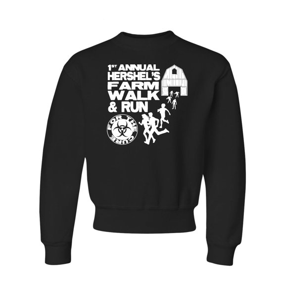 Youth First Annual Hershel's Farm Walk & Run For The Cure Crewneck Sweatshirt