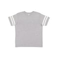 thumbnail image 1 of Youth Football Fine Jersey Tee Color Vintage Heather/ White X-Large Size, 1 of 3