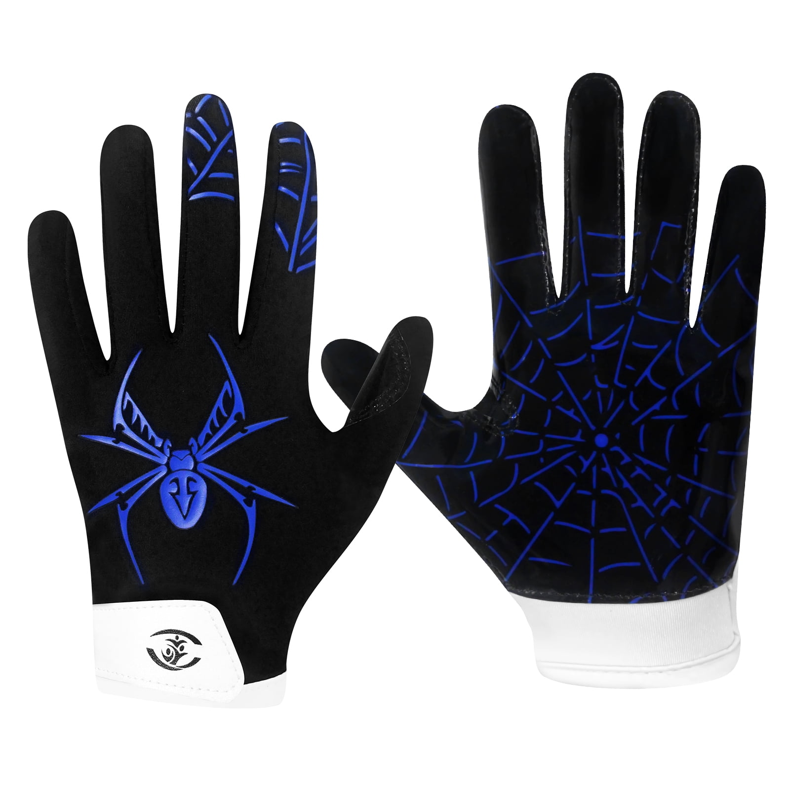 Youth Football Gloves Kids Silicone Grip Sports Receiver Gloves With Super Stick Ability For Enhanced Game Experience Training For Beginners