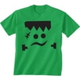 thumbnail image 1 of Youth Frankenstein Short Sleeve T-Shirt in green, 1 of 1