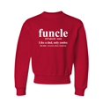 thumbnail image 1 of Youth Funcle Funny Uncle Crewneck Sweatshirt, 1 of 1
