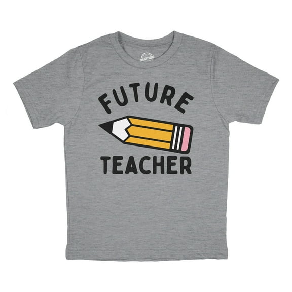 Youth Funny T Shirts Future Teacher Sarcastic Pencil Graphic Novelty Tee for Kids