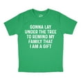 thumbnail image 1 of Youth Funny T Shirts Gonna Lay Under The Tree To Remind My Family That I Am A Gift Sarcastic Christmas Tee For Kids, 1 of 5