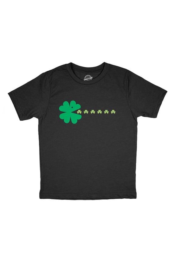 Youth Funny T Shirts St Paddys Gamer Sarcastic St Patricks Day Tee For Kids