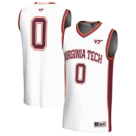 Youth GameDay Greats #0 White Virginia Tech Hokies Lightweight Collegiate Basketball Fashion Jersey
