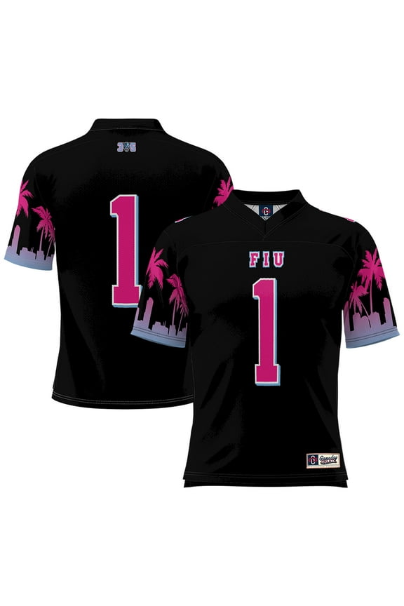 Youth GameDay Greats #1 Black FIU Panthers Miami Vice Football Jersey
