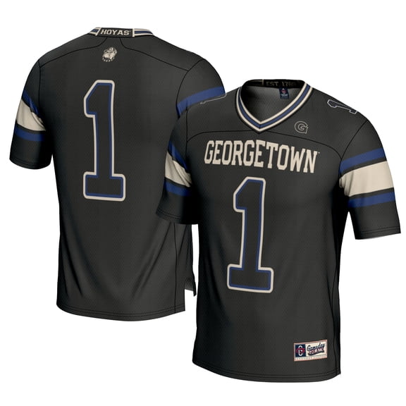 Youth GameDay Greats #1 Black Georgetown Hoyas Football Jersey