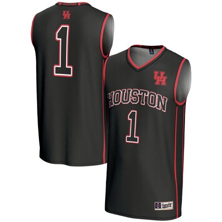 Youth GameDay Greats #1 Black Houston Cougars Lightweight Basketball Jersey