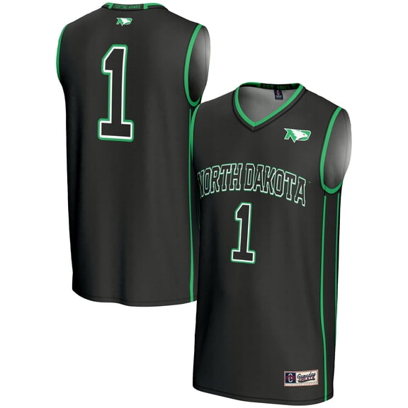 Youth GameDay Greats #1 Black North Dakota Lightweight Basketball Fashion Jersey