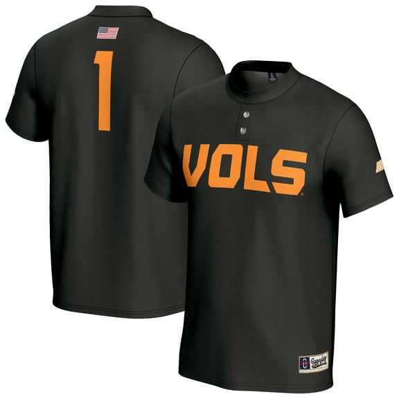 Youth GameDay Greats #1 Black Tennessee Volunteers Lightweight Baseball Fashion Jersey