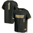 thumbnail image 1 of Youth GameDay Greats #1 Black Vanderbilt Commodores Lightweight Baseball Jersey, 1 of 4