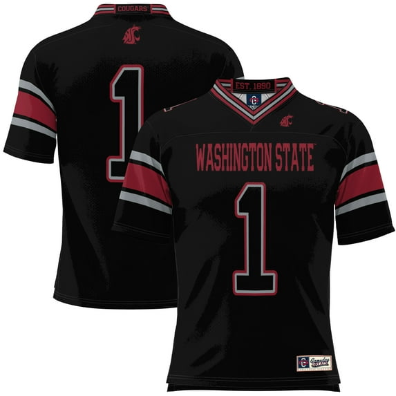 Youth GameDay Greats #1 Black Washington State Cougars Football Jersey