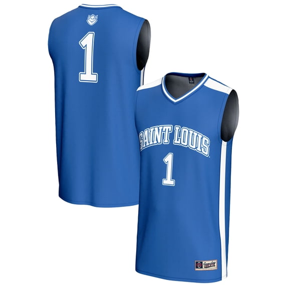 Unisex GameDay Greats #1 Blue Saint Louis Billikens Lightweight Basketball Fashion Jersey