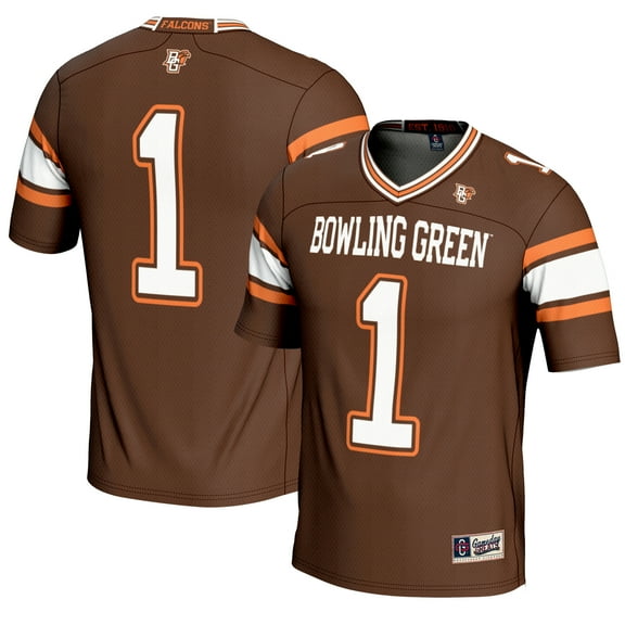 Youth GameDay Greats #1 Brown Bowling Green St. Falcons Endzone Football Jersey