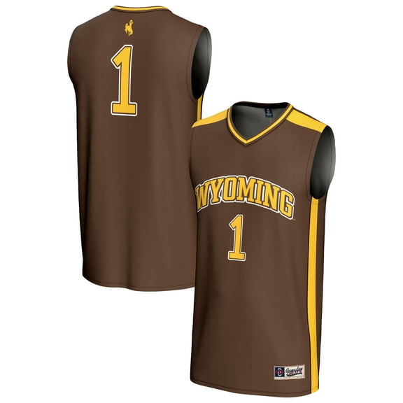 Youth GameDay Greats #1 Brown Wyoming Cowboys Lightweight Basketball Fashion Jersey