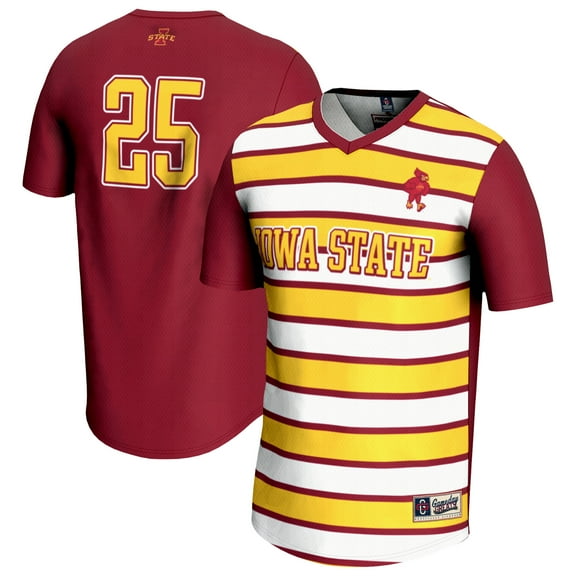 Youth GameDay Greats #25 Cardinal Iowa State Cyclones Lightweight Soccer Fashion Jersey