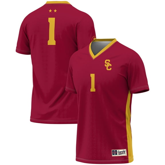 Youth GameDay Greats #1 Cardinal USC Trojans Lightweight Women's Soccer Fashion Jersey
