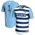 thumbnail image 1 of Youth GameDay Greats #1 Carolina Blue North Carolina Tar Heels Lightweight Soccer Fashion Jersey, 1 of 3