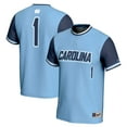 thumbnail image 1 of Youth GameDay Greats #1 Carolina Blue North Carolina Tar Heels Lightweight Softball Jersey, 1 of 4