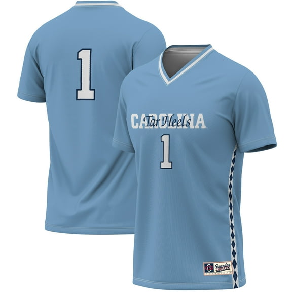 Youth GameDay Greats #1 Carolina Blue North Carolina Tar Heels Women's Soccer Lightweight Fashion Jersey