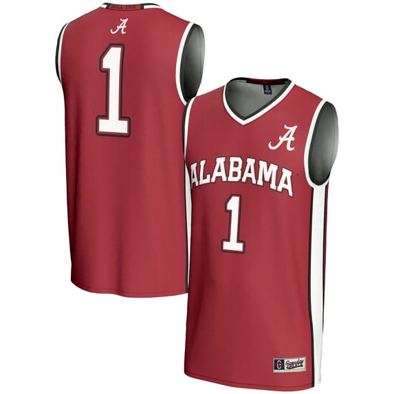 Men's GameDay Greats #1 Crimson Alabama Crimson Tide Lightweight Basketball Jersey