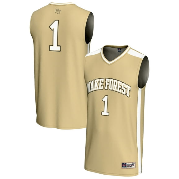 Youth GameDay Greats #1 Gold Wake Forest Demon Deacons Lightweight Collegiate Basketball Fashion Jersey