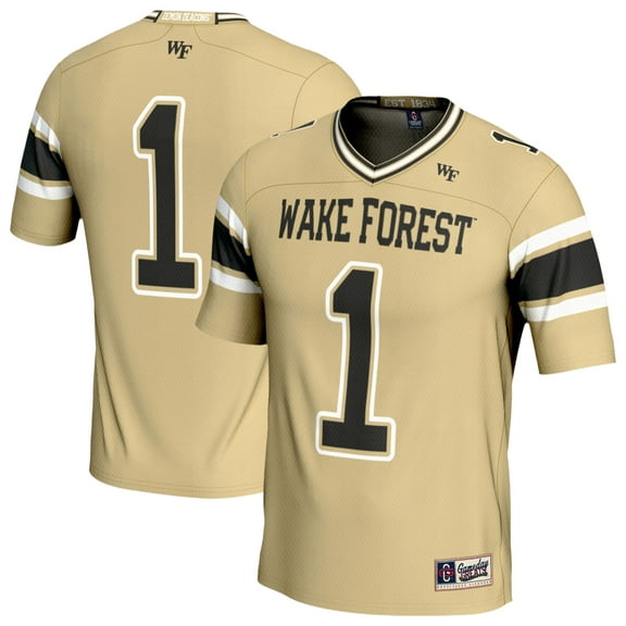 Unisex GameDay Greats #1 Gold Wake Forest Demon Deacons Lightweight Football Fashion Jersey