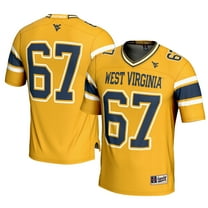 Youth GameDay Greats #1 Gold West Virginia Mountaineers Football Jersey