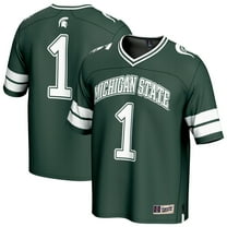 Youth GameDay Greats #1 Green Michigan State Spartans Lightweight Collegiate Football Fashion Jersey
