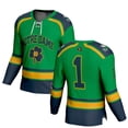 thumbnail image 1 of Youth GameDay Greats #1 Green Notre Dame Fighting Irish Lightweight Collegiate Hockey Fashion Jersey, 1 of 3