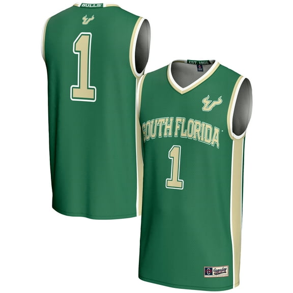 Youth GameDay Greats #1 Green South Florida Bulls Lightweight Basketball Jersey