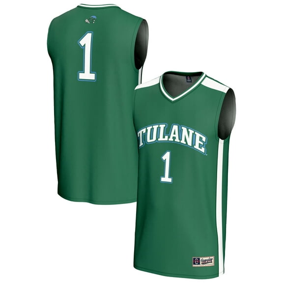 Youth GameDay Greats #1 Green Tulane Green Wave Lightweight Collegiate Basketball Fashion Jersey