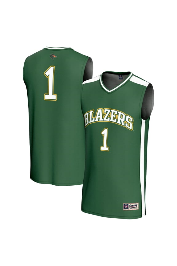 Youth GameDay Greats #1 Green UAB Blazers Lightweight Basketball Fashion Jersey